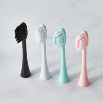 듀얼케어 음파 전동칫솔 소닉케어 음파칫솔 충전식 휴대용 4 pcs 헤드 usb 충전 스마트 소닉 6 속도 성인 방수 부드러운 머리 진동 헤드, 하얀