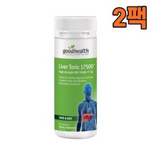 Good Health Liver Tonic High Strength Milk Thistle 굿헬스 리버 토닉 17500 90캡슐 2팩