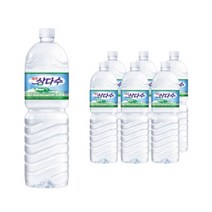 제주 안전한 삼다수 2L 또는 500ml 물배달 생수 광동제약 물 무라벨 심다수, 라벨 없음 2리터 18통