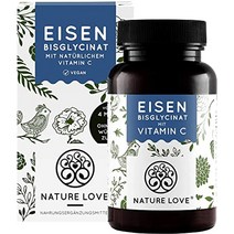 Nature Love 철분정제당 40mg 천연 비타민C40mg 120개(4개월)독일산, 1개, 기본