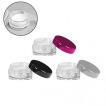 크림 소분 용기 100p 화장품 투명 공병, 3g_화이트