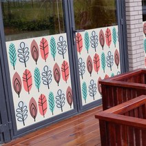 아트박스/꾸밈 ih454-스칸디나비아(북유럽)패턴_가로형뮤럴시트지_뮤럴시트지, E타입-삼색나무