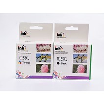 삼성 INK-M185XL C185XL 재생잉크 특대용량 블랙 4배용량 컬러 3배용량, 삼성 INK-C185XL 컬러 재생잉크 3배용량, 1개