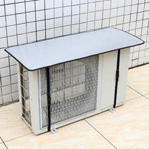 MOLIN HOME 에어컨실외기커버, 알루미늄박 0.5두께(2부 자동버튼) 커버 평면, 3필 길이 115cm*폭 55cm