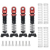RC 튜닝 및 수리용 서스펜션 AXSPEED 4Pcs 알루미늄 스프링 조절 오일 충격 흡수 댐퍼 교쇼 짐니 1/18 MINI-Z 4 1/24 자동차, [01] 4Pcs