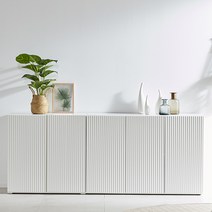 동서가구 피츠 에리카 템바보드 2000 티비다이 높은 거실장, 화이트