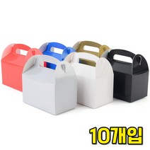 돌잔치 답례품 포장용 접이식 컬러 선물박스 10개 종이케이스, 블루
