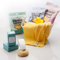 황금손때장갑 손2+벙2+수건1(때장갑 랜덤1개증정), 단품
