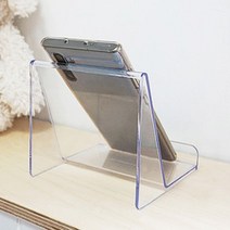매장용 핸드폰진열대 아크릴 휴대폰 태블릿거치대 2개 세트