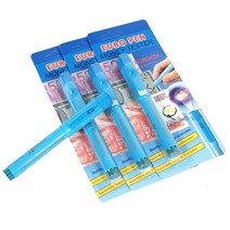 지폐 계수기 2 in 1 감지기 펜(uv 라이트 포함) 위조 지폐 테스터 펜(볼펜 볼펜, 푸른