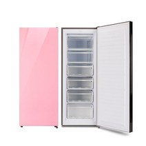 스탠드 서랍형 소형냉동고 170L 음식점 식당, 냉동고BSF-175P(핑크)