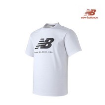 뉴발란스 뉴발란스 남성 빅로고 반팔티 화이트 NBNECB1163