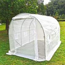 방충망 포함 비닐하우스 조립식 소형 미니 온실 마당 펜션 그늘막 농막 텃밭 다육이 창고, 비닐하우스2*2(투명)+하우스클립(20개)