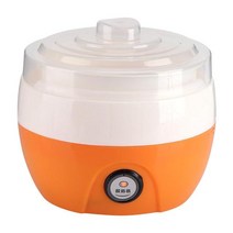 요거트 요플레 메이커 요구르트 131528 800ml 전기 자동 기계 DIY 도구 플라스틱 용기 주방 기기 220V, 주황색