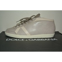 [해외]돌체앤가바나스니커즈신발20059341 DOLCE GABBANA MENS VINTAGE LEATHER SNEAKERS SZ US 9.5 EU 43.5 ITALY