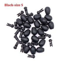 어항 물고기 거북이 열대어 자동 먹이 급여기 급여 급식기 빠른 변경 낚싯줄 비즈 잉어 낚시 액세서리 후크, 03 Black- S