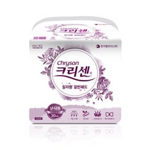 크리센 남녀공용 일자형 교환패드 일반형, 1팩, 30매입