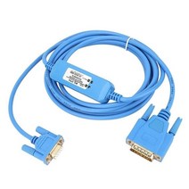 PC-TTY PLC 프로그래밍 케이블 통신 데이터 다운로드 라인 Siemens S5 시리즈 6ES 5734-1BD20 에 적합, 파란, 01 파란