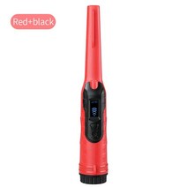 LCD 디스플레이 Pinpoint 금속 탐지기 Pinpointer IP68 방수 9V 배터리 포함 360 ° 검색 보물 Pinpointing, 01 빨간