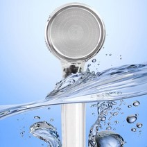 정수필터샤워기 +3피스 샤워필터 녹물불순물제거 99.9%, 퓨어해 샤워기 +샤워필터 3P