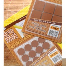 [미스릴리] 바닥 보호 패드 식탁 의자 끄는 소리 가구 다리 장판찍힘 긁힘 스크래치 보호 캡, 원형중18P