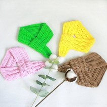기타 바보사랑[러브컨츄리]팡팡 쁘띠 목도리 만들기 DIY키트, 청그린