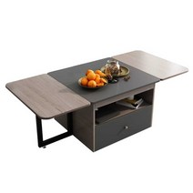 거실 접이식 테이블 원목 좌식 확장형 탁자 밥상 식탁, 그린 높이 400m