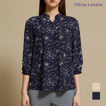 올리비아로렌 플라워프린트 페미닌 블라우스 _VOCNLWM3271