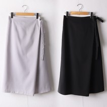 위쉬몰 LT 에이라인랩롱스커트(I395H302) 빅사이즈