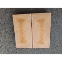 [5장] [100%황토를 구운] 황토보도블럭 점토블럭 벽돌 [티파니스톤랜드] 황토벽돌 황토 황토방 구들방 점토 인테리어 건축 조경 건강 환경, 아이보리 투톤, 5개