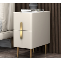 소파 옆 사이드 테이블 미니 2단 수납장 보조 협탁, 오렌지 35x40x50cm