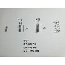 압축 스프링 (선경1), sus304, 선경1외경13길이35, 1개