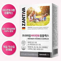 이명에좋은영양제 귀 귀울림 건강 잔티바 프리미엄 비타민B컴플렉스, 60정 x 6개