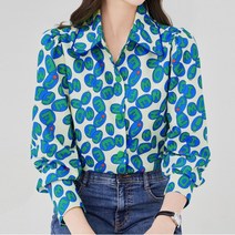 포커스 알파벳패턴퍼프블라우스 VF3F1BL5051