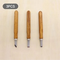 나무 조각 끌 도구 3-4 피스 DIY 목공 각인 올리브 칼 수제 세트 272133, [01] 3pcs