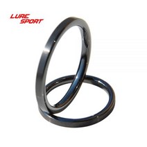 민물 저수지 붕어 향어 대물용 초보 낚시대 세트 풀세트 카본대 LureSport 2-15 개/몫 size2.5-50 sic 링 블랙 링로드 가이드 빌딩 구성 요소 수리 diy 액세, 사이즈 7 15개)