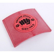 태권도 격파판 송판 격파 놀이 기와 기왓장 깨기 훈련 주먹 훈련 게임, 빨간색