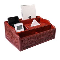 원목 티슈케이스 리모컨 보관함 소품 정리함 복고풍, 상세 페이지 참고, 스타일D