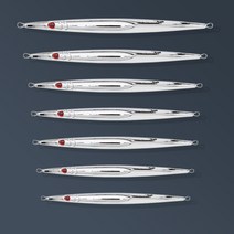 베이트샵 패스트 저킹 슬림 롱 메탈지그 바다 선상 루어 삼치 농어 대구 부시리 160g 200g 250g 300g, 패스트_슬림롱_크롬메탈_200g