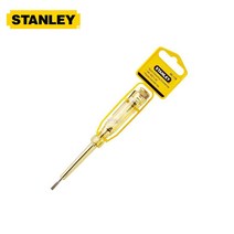 스탠리 검전드라이버 AC 100V~500V 콘센트 테스터 배선 단락 검사 테스트 검전기 전압 전류 테스터기 테스트기