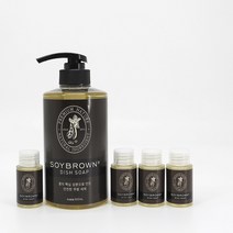 소이브라운 천연명품 주방세제 액상펌프형 500ml + 캠핑용 25ml x 4 아기 젓병 세제겸용