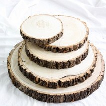 바보사랑 우드 슬라이스.소품이한자리에, L(지름29)