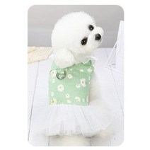 예쁜옷가게 플라워 레이스 하네스, 그린