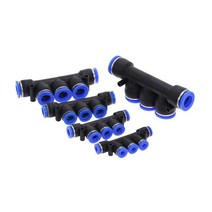 공압 피팅 PY/PU/PV/PE/HVFF/SA 공기 수도관 및 파이프 커넥터 직접 추력 4 ~ 12mm 플라스틱 호스 퀵 커플, 06 PK_04 Tube 10mm