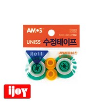 아모스 유니스 수정테이프 리필 2개입