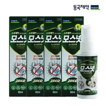동국제약 모기 진드기 기피제 모스넷 스프레이 60ml 4개, 단품 free