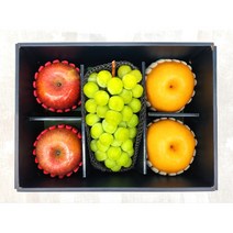 추석 과일 선물 세트 사과 배 샤인머스켓 3kg, 사과3+배3 (3kg), 1박스