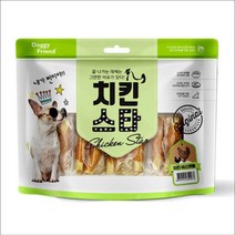 강아지 기호성 간식 바삭 치킨 개껌 2봉 개입양 치석제거개껌 밥 영양간식, 1개