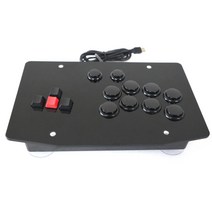 게임 조이스틱 RAC-J500K 아케이드 키보드 믹스 박스 스타일 파이트 스틱 게임 컨트롤러 조이스틱 PC USB, 한개옵션1, 02 Blue