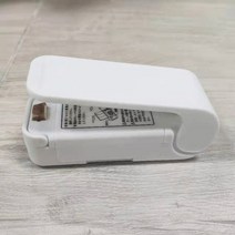 간식메이커 붕어빵기계 와플기계휴대용 가방 열 실러 클립 플라스틱 패키지 보관 미니 밀봉 기계 편리, 01 White